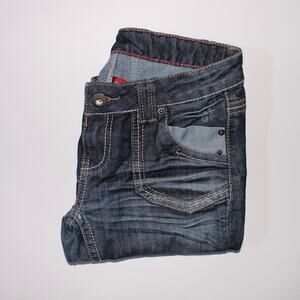 First Kiss Y2K Lowrise Medium Wash Bootcut Jeans Size 3